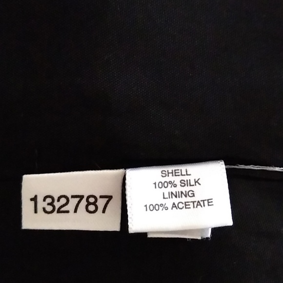 Ann Taylor Petites Silk Little Black Dress, Size 4 Petite - Picture 4 of 6